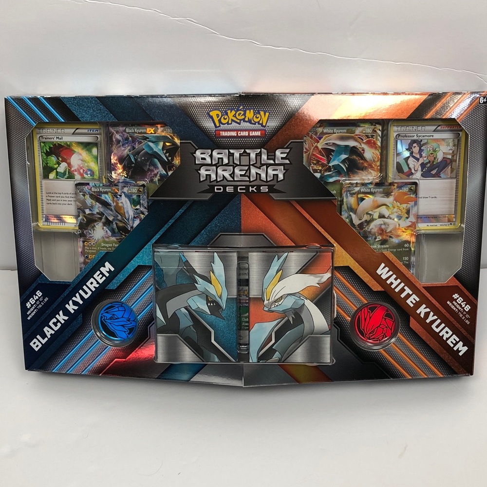 Pokémon Battle Arena Decks Black Kyurem & White Kyurem Trading Card Game Set NEW